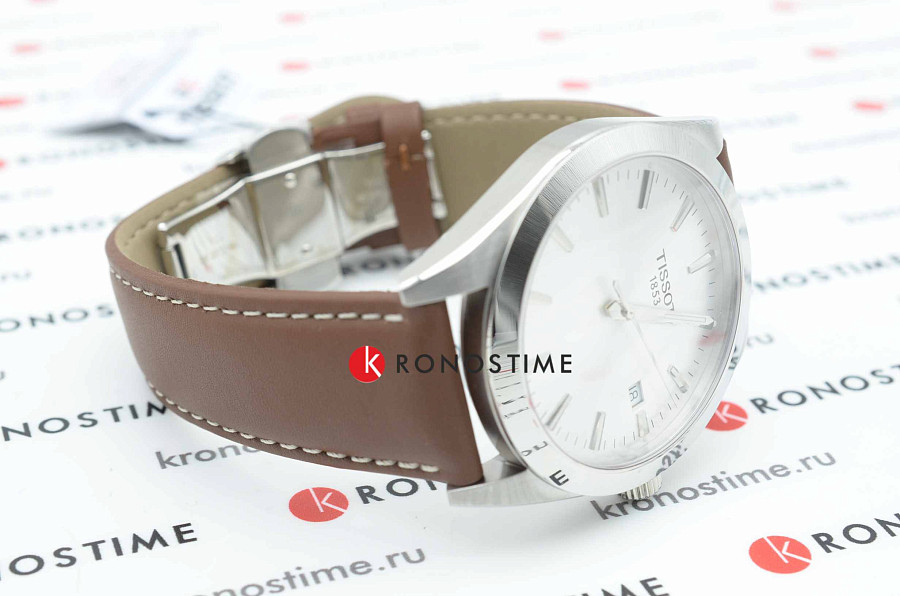Часы Tissot Gentleman T127.410.16.031.00 — сталь металл, кожаный