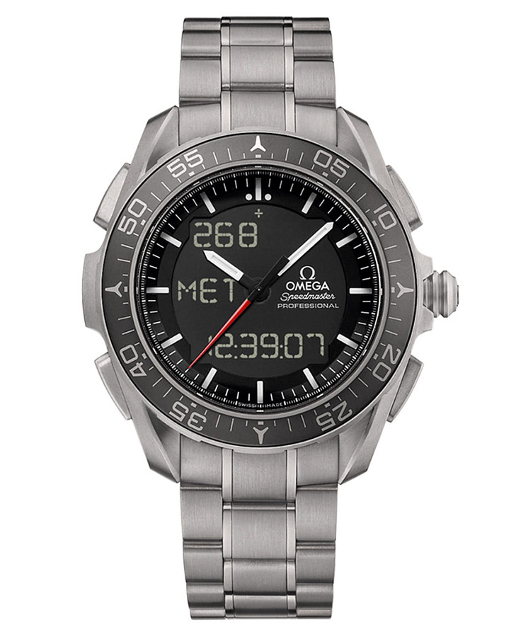 Часы Omega Speedmaster Skywalker X‑33 318.90.45.79.01.001 — мужские, черный