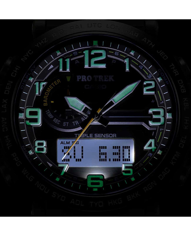Часы Casio Pro Trek PRG-601YB-3DR (PRG-601YB-3) — Япония, кварцевые