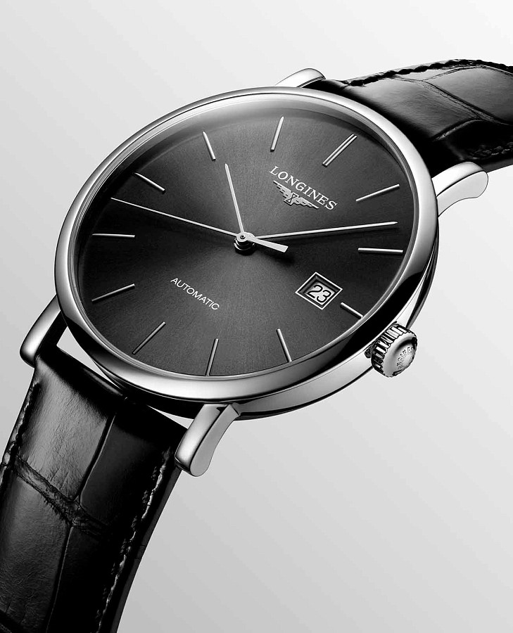 Часы Longines Elegant Collection L4.910.4.72.2 — механические, металл сталь