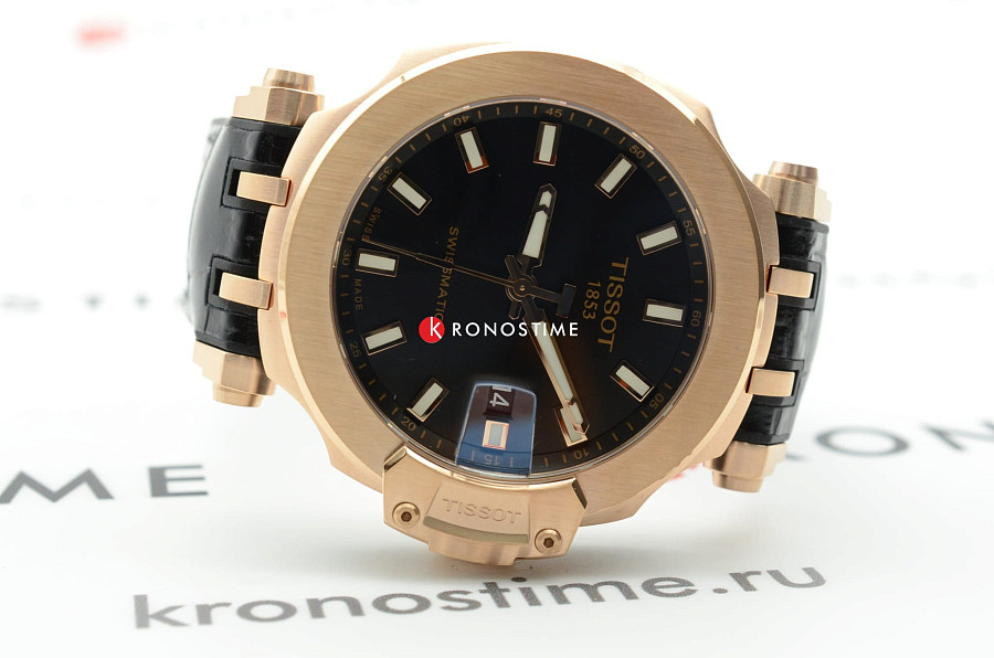 Часы Tissot T-Race Swissmatic T115.407.37.051.00 — мужские, кожаный