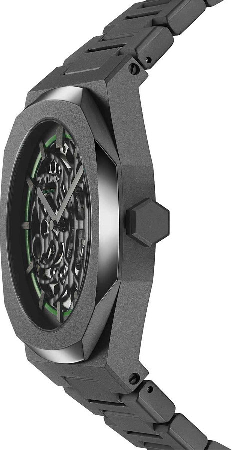 Часы D1 Milano Skeleton SKBJ07 — сталь металл, Италия
