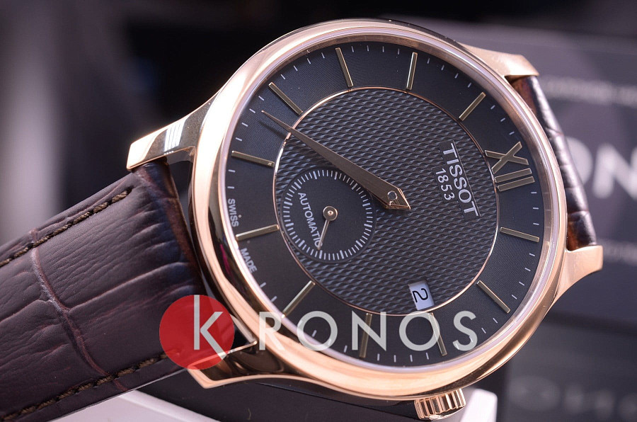 Часы Tissot Tradition Automatic Small Second T063.428.36.068.00 — Швейцария, механические