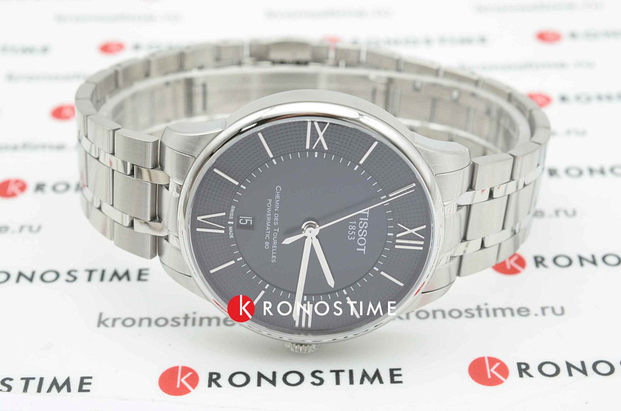 Часы Tissot Chemin des Tourelles Powermatic 80 T099.407.11.058.00 — Швейцария, механические