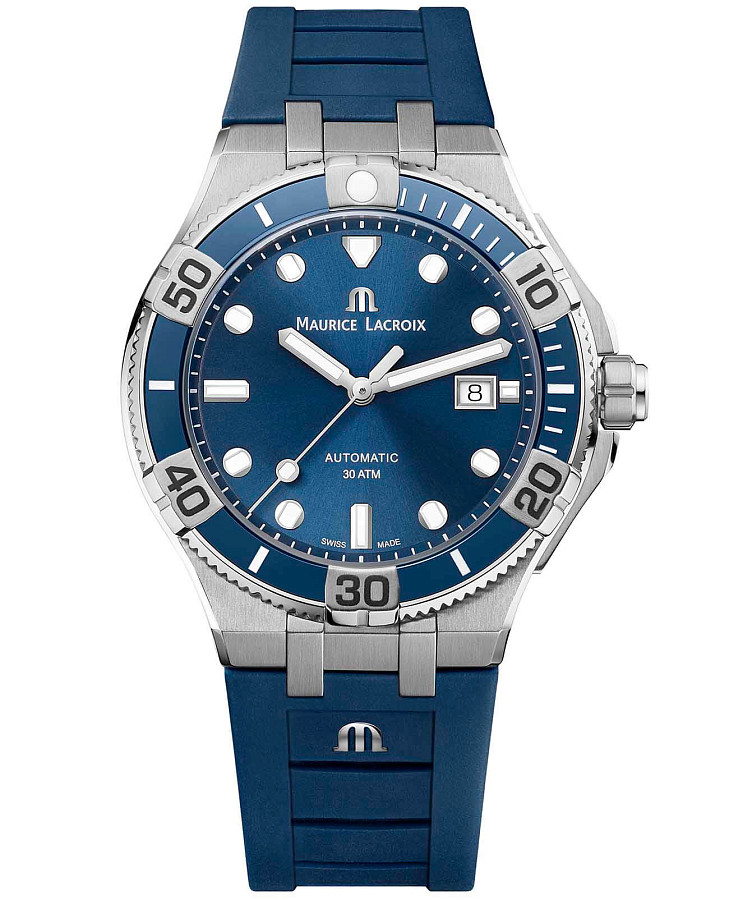 Часы Maurice Lacroix Aikon Venturer AI6058-SS001-430-1 — мужские, синий
