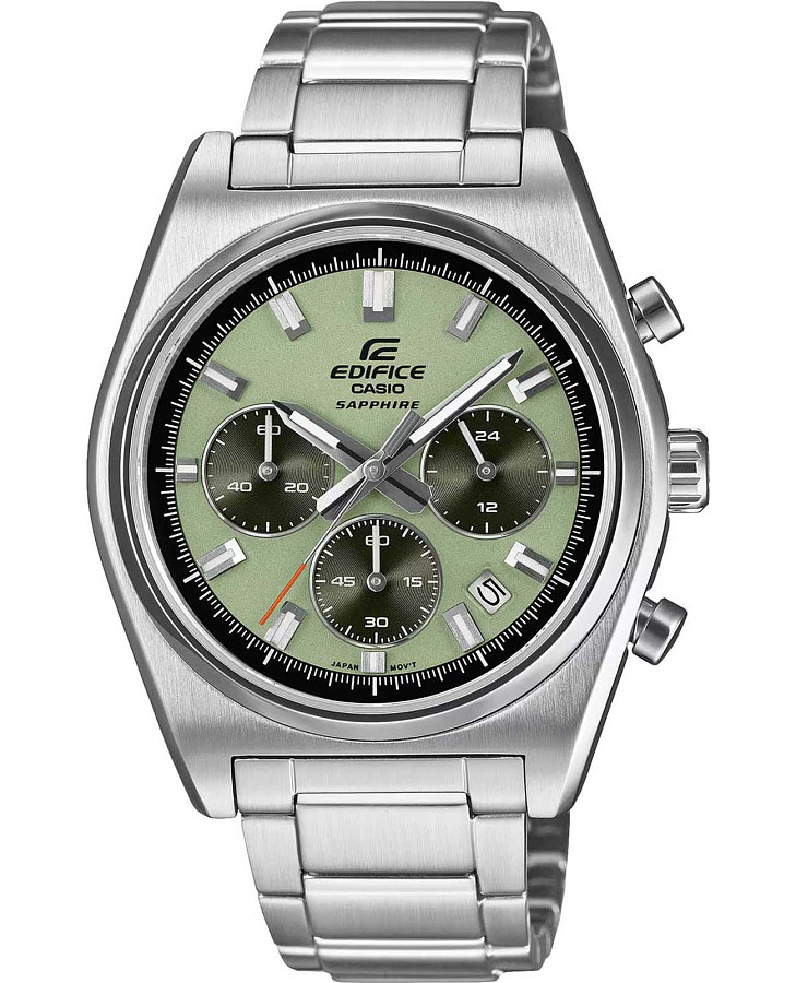 Часы Casio Edifice EFB-730D-3A — мужские, зеленый
