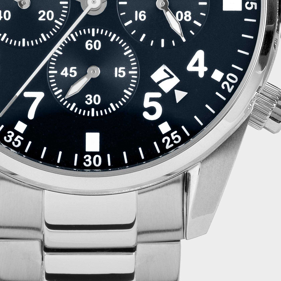Часы Jacques Lemans 42-2D — кварцевые, металл сталь