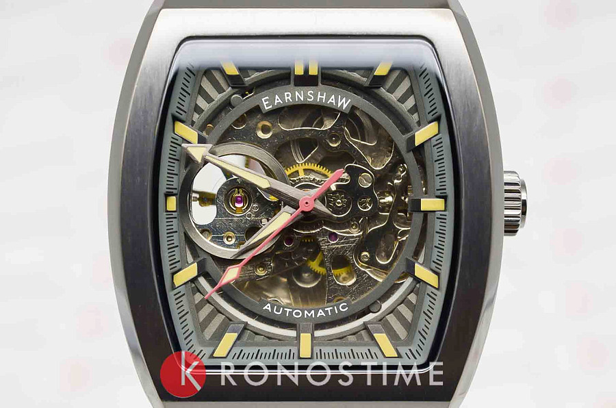 Часы Earnshaw Wellington ES-8302-02 — сталь металл, Англия