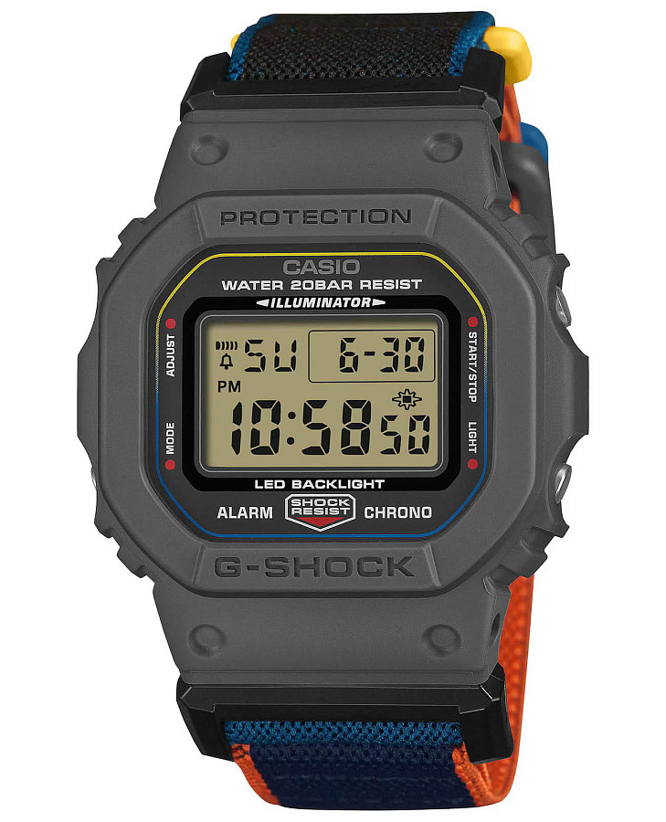 Часы Casio G-Shock DW-5600MNC-8A2 — мужские, серый