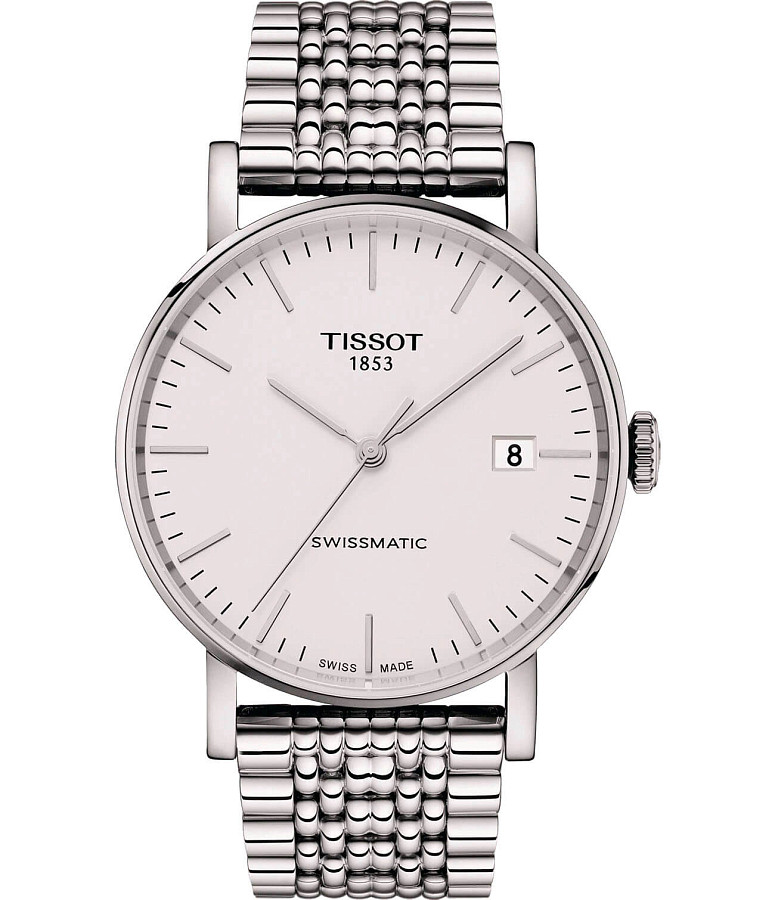 Часы Tissot Everytime Swissmatic T109.407.11.031.00 — мужские, белый