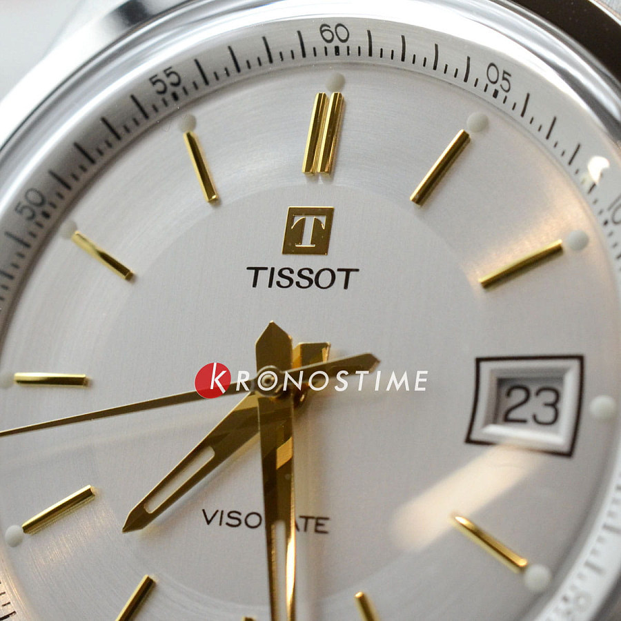 Часы Tissot Visodate 39mm T157.407.16.031.00 — мужские, кожаный
