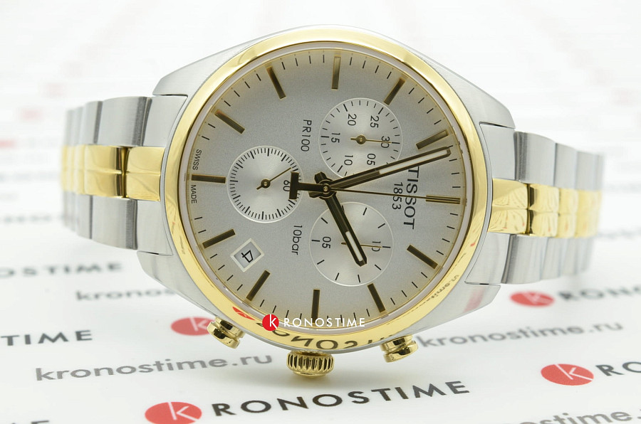 Часы Tissot PR 100 Сhronograph T101.417.22.031.00 — Швейцария, кварцевые