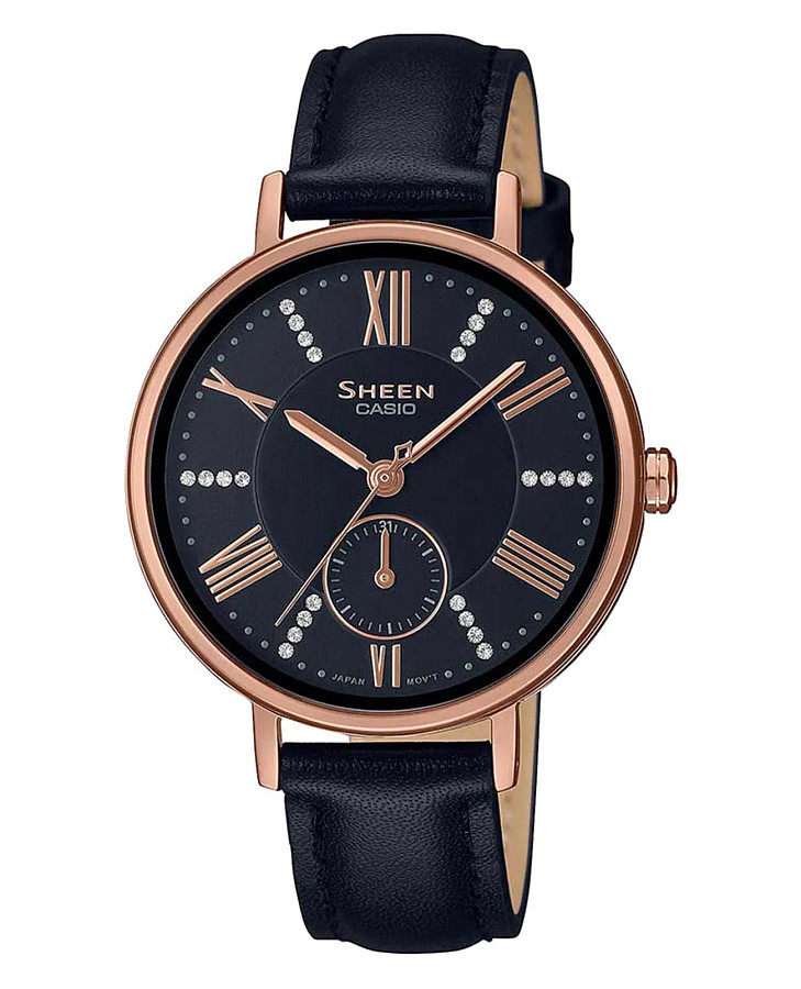 Часы Casio Sheen SHE-3066PGL-1AUDF — женские, черный