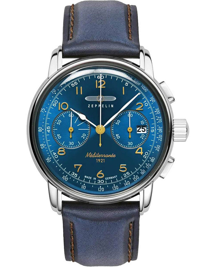 Часы Zeppelin Mediterranee 96703 — мужские, синий