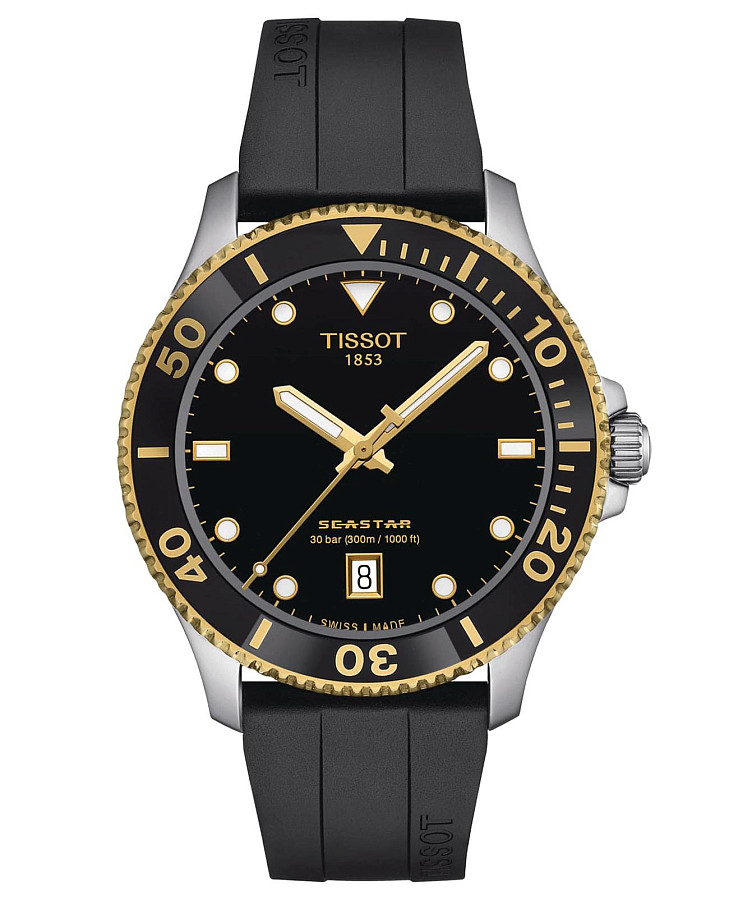 Часы Tissot Seastar 1000 T120.410.27.051.00 — мужские, черный