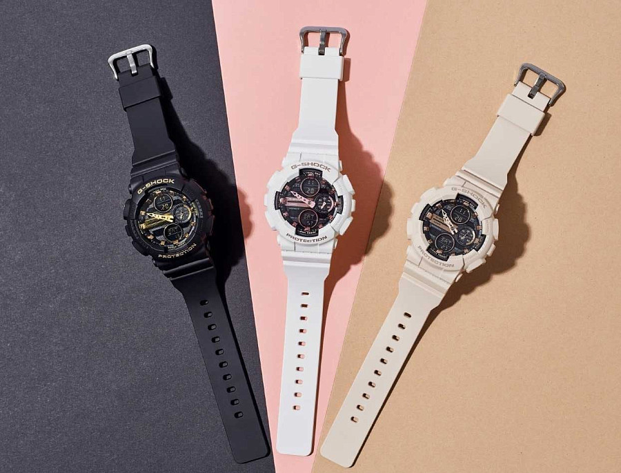 Часы Casio G-Shock GMA-S140M-1ADR (GMA-S140M-1A) — черный, пластик