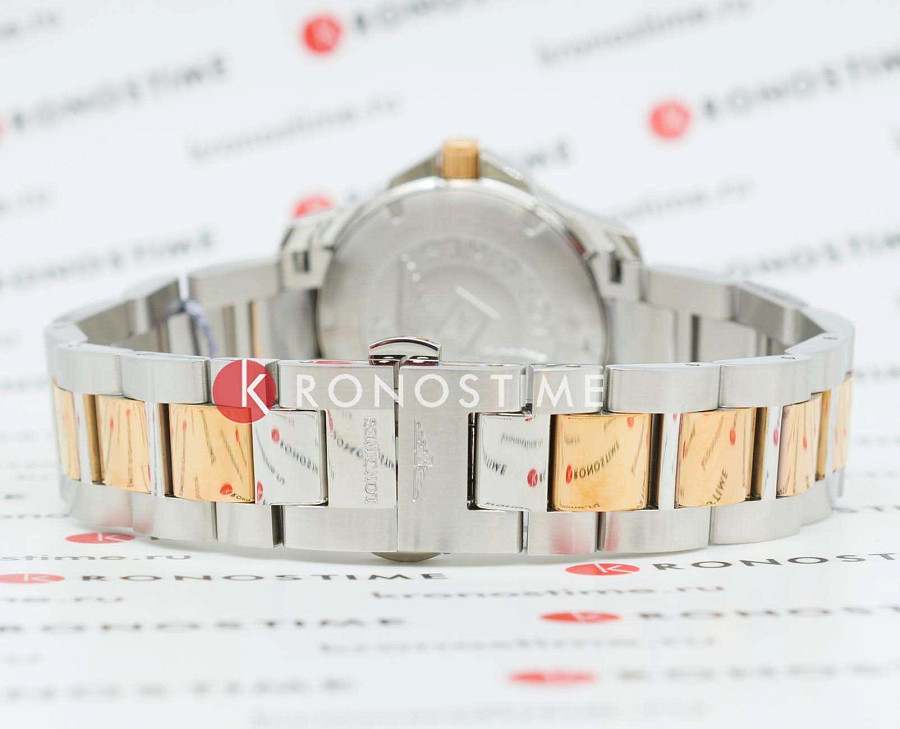 Часы Longines Conquest L3.377.3.88.7 — сталь c pvd покрытием, женские