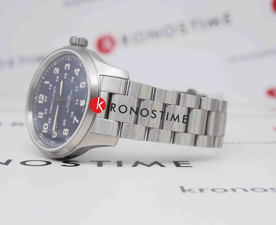 Часы Hamilton Khaki Field Titanium Auto H70545140 — титан металл, Швейцария