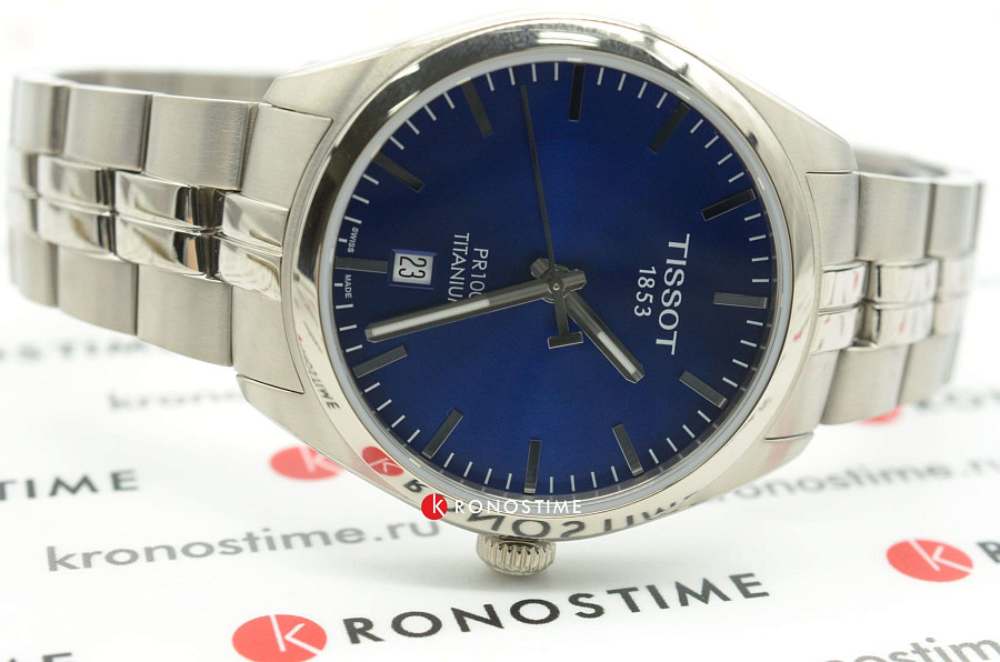 Часы Tissot PR 100 Titanium Quartz T101.410.44.041.00 — мужские, титановый