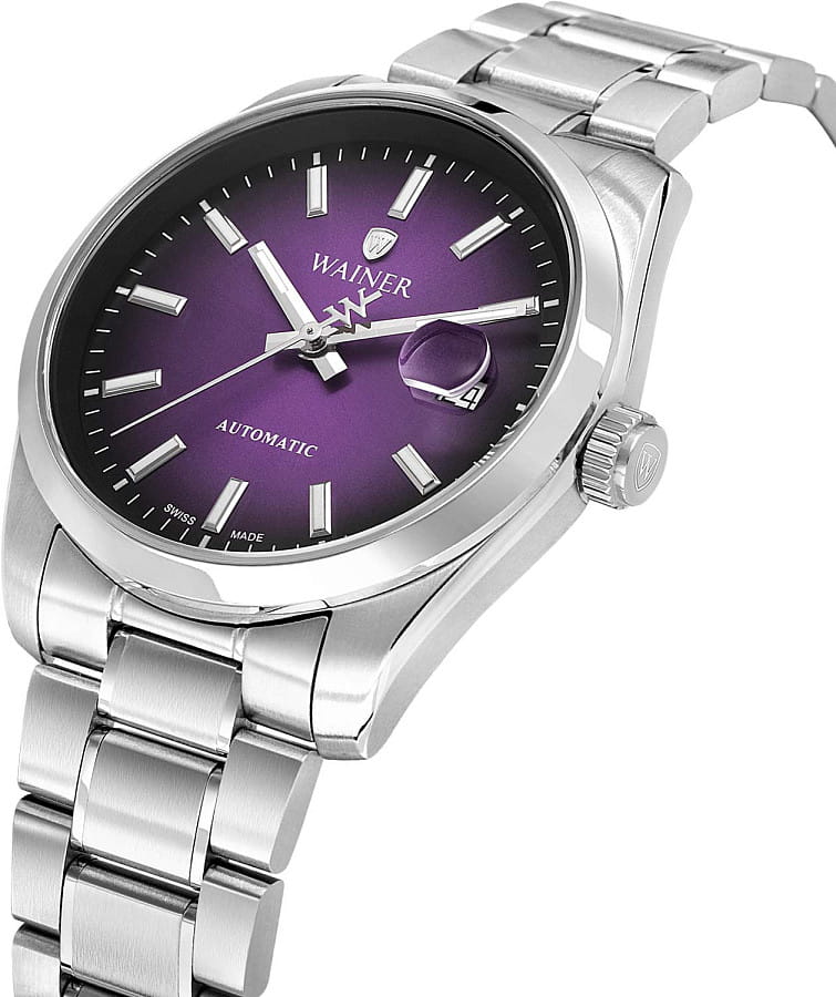 Часы Wainer Classic WA.25600-A — механические, металл сталь