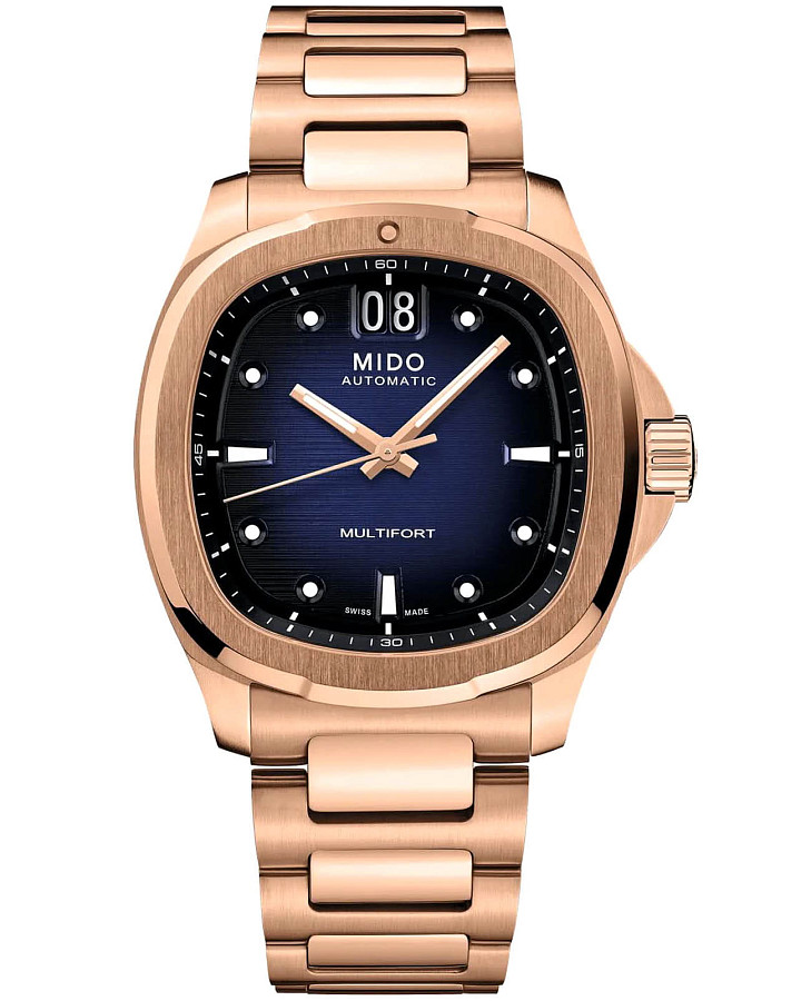 Часы Mido Multifort TV Big Date M049.526.33.041.00 — мужские, синий