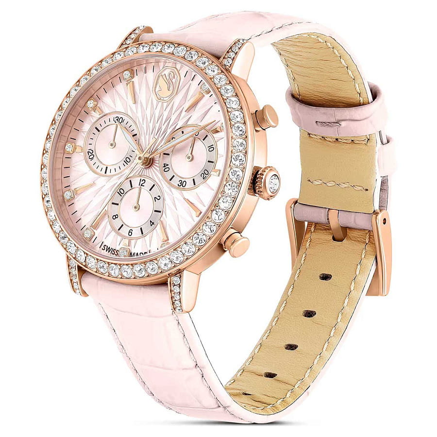 Часы Swarovski Matrix Tennis Chrono 5698300 — кварцевые, сталь металл
