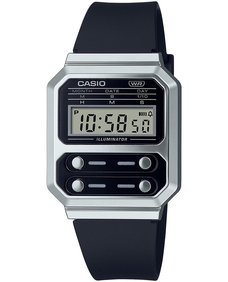 Часы Casio Vintage A100WEF-1ADF — мужские, черный