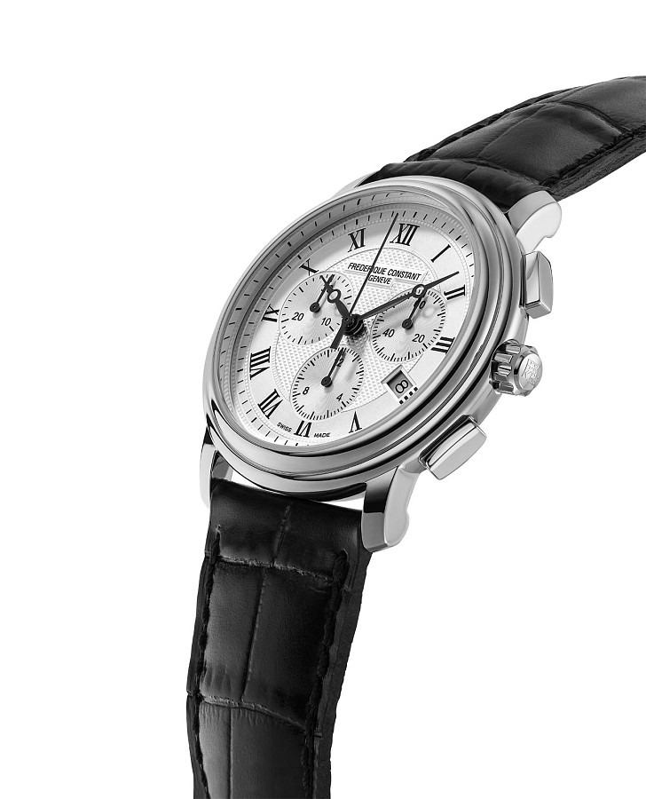 Часы Frederique Constant Classics Quartz Chronograph FC-292MC4P6 — кварцевые, сталь металл
