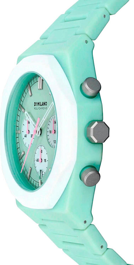 Часы D1 Milano Polychrono PHBJ02 — кварцевые, пластик