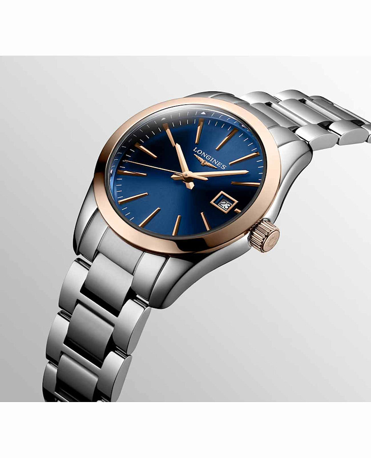 Часы Longines Conquest Classic L2.286.3.92.7 — сталь металл, сталь c pvd покрытием
