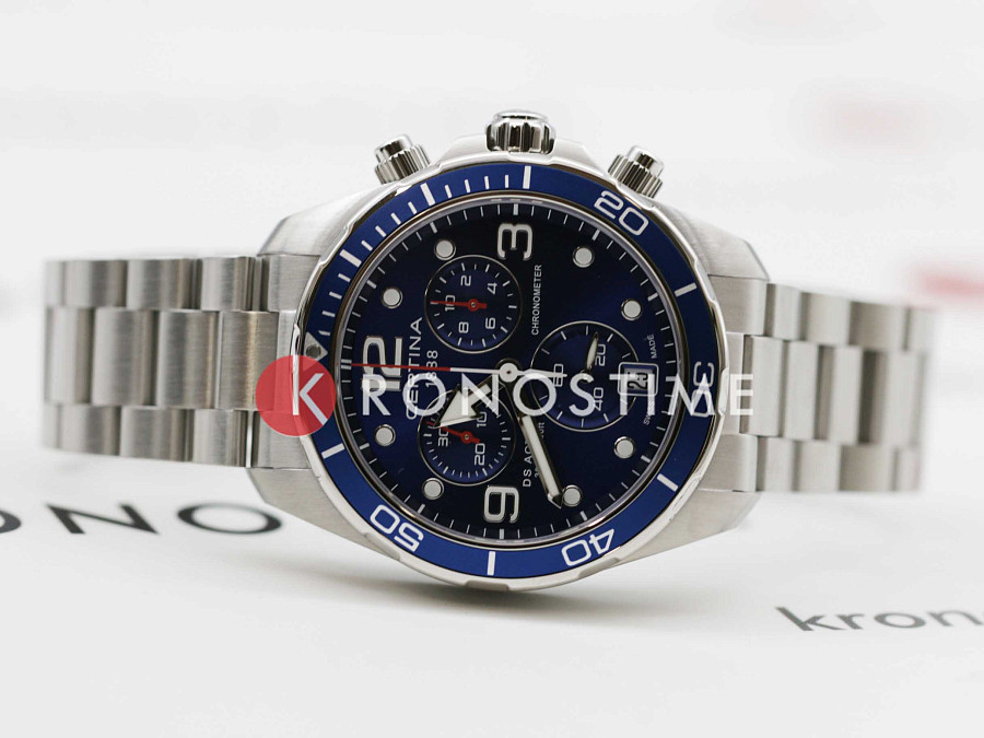 Часы Certina DS Action Chrono COSC C032.434.11.047.00 — сталь металл алюминий, Швейцария