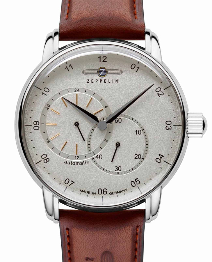 Часы Zeppelin New Capitain`s Line 86621 — серебристый, металл сталь