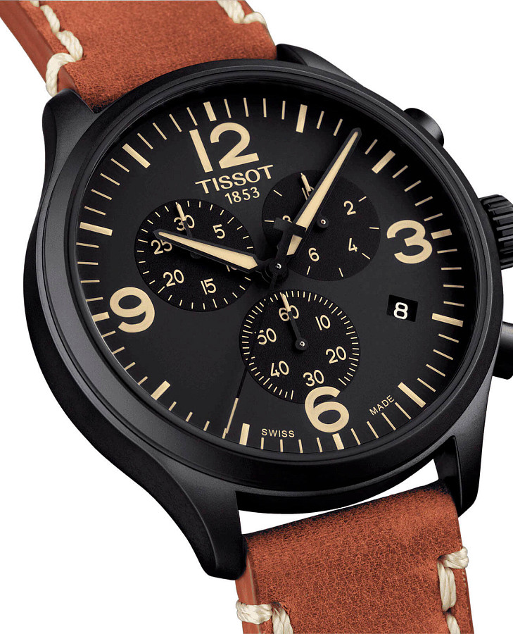 Часы Tissot Chrono XL T116.617.36.057.00 — сталь металл, Швейцария