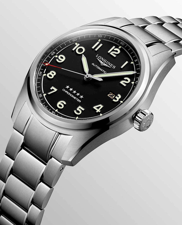 Часы Longines Spirit L3.811.4.53.6 — мужские, нержавеющая сталь