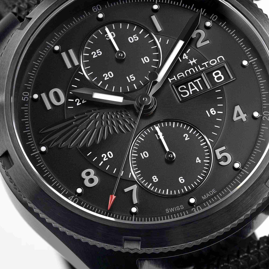 Часы Hamilton Khaki Field Auto Chrono Resident Evil Requiem Limited Edition H71636330 — артикул H71636330