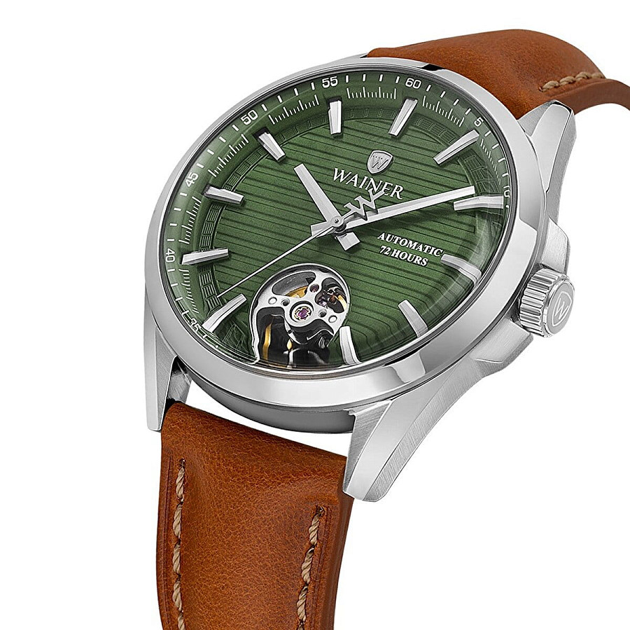 Часы Wainer Automatic WA.25400-B — механические, сталь металл