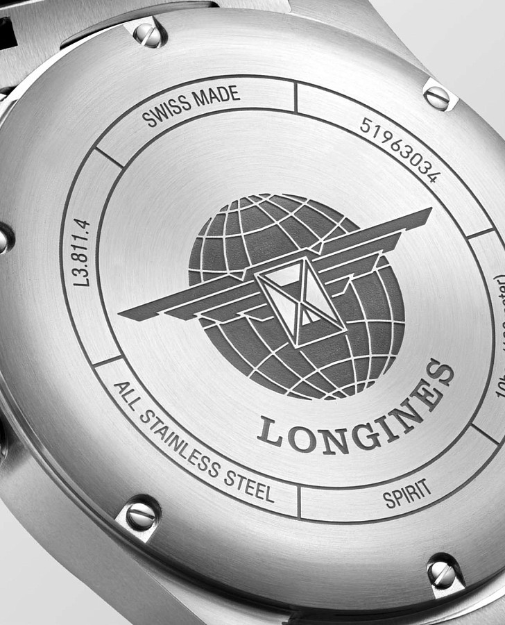 Часы Longines Spirit L3.811.4.93.6 — сталь, нержавеющая сталь