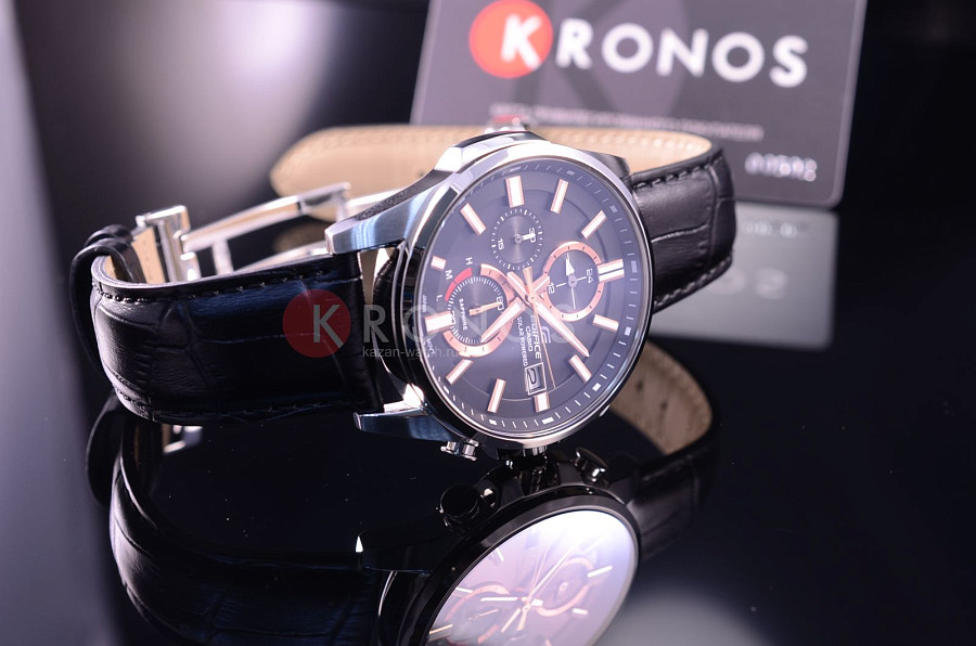 Часы Casio Edifice EFB-560SBL-1A — металл