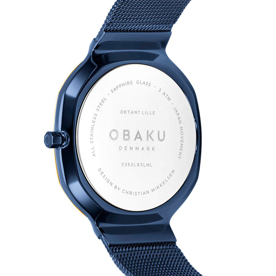 Часы Obaku Oktant V253LXSLML — женские, сталь с ip покрытием