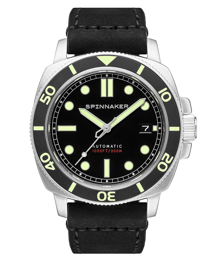 Часы Spinnaker Hull Diver SP-5088-01 — мужские, черный