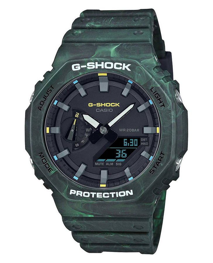 Часы Casio G-Shock GA-2100FR-3A — мужские, черный