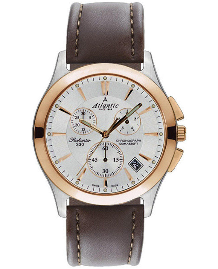 Часы Atlantic Seahunter 71460.43.21R — мужские, черный