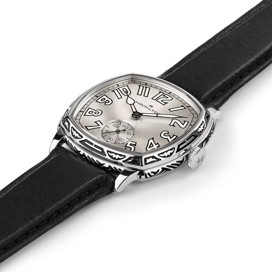 Часы Hamilton American Classic Cushion Mechanical H36149710 — механические, сталь металл