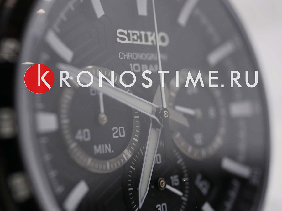 Часы Seiko Conceptual Series Sports SSB415P1 — нержавеющая сталь с pvd-покрытием, мужские