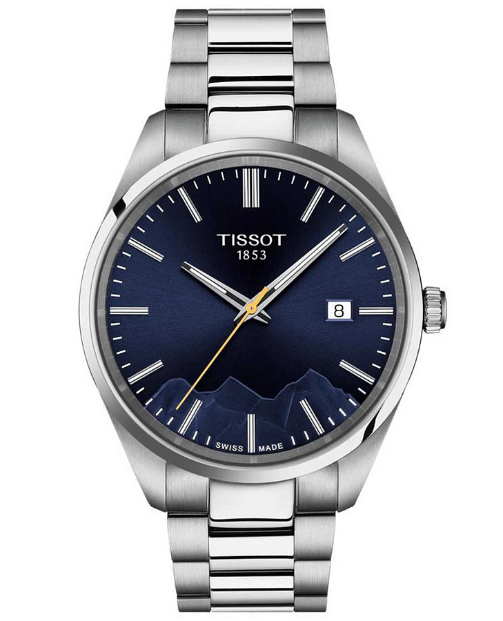 Часы Tissot PR 100 Jungfraubahn Quartz 40mm T150.410.11.041.02 — мужские, синий