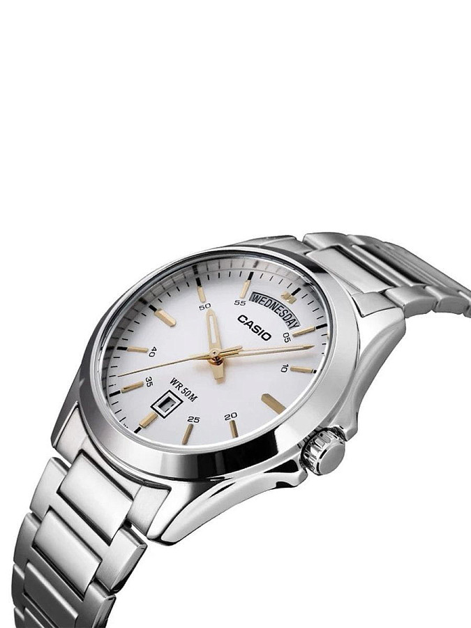 Часы Casio Collection MTP-1370D-7A2VDF (MTP-1370D-7A2) — мужские, нержавеющая сталь