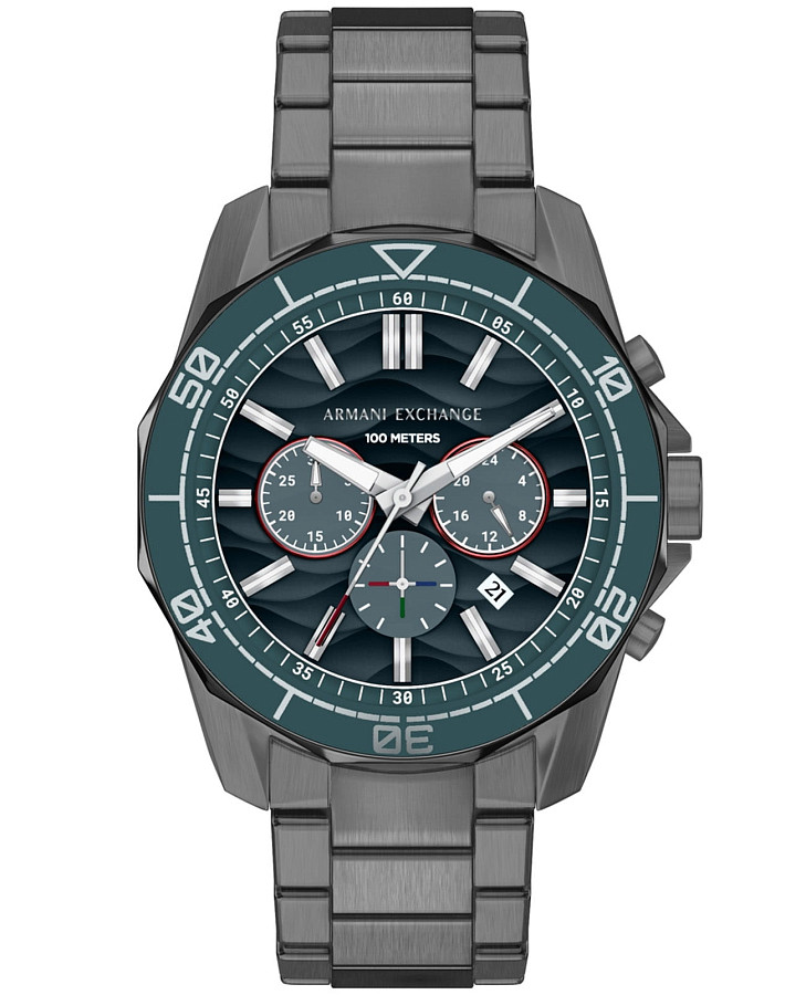 Часы Armani Exchange Spencer AX1972 — мужские, зеленый
