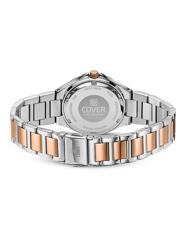 Часы Cover Cardea Crystal CO221.06 — кварцевые, металл сталь