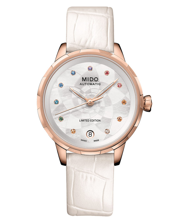 Часы Mido Rainflower M043.207.33.109.00 — женские, белый