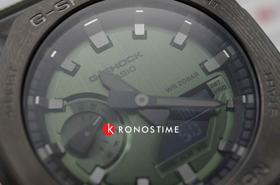 Часы Casio G-Shock GM-2100B-3AER (GM-2100B-3ADR) — зеленый, сталь